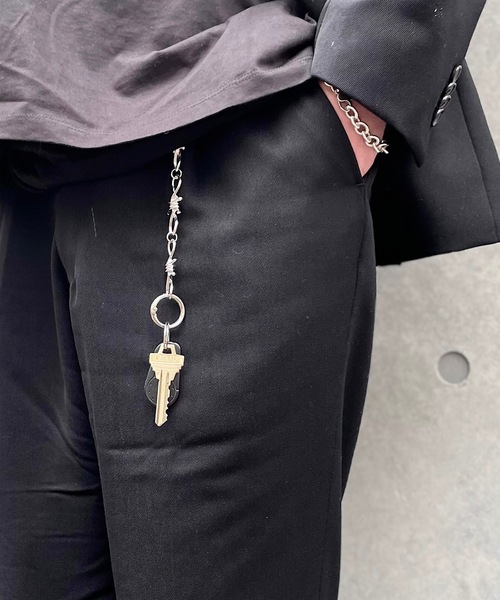 HeM(ヘム)の「ARTIFICIAL SWEETENER メタルキーチェーン/キーホルダー(キーケース/キーアクセサリー・メンズ・シルバー系1・FREE)」の4枚目の写真