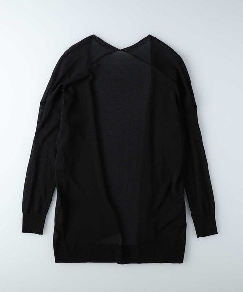 Right-on（ライトオン）の「【HONEYSUCKLE ROSE】シアーカーディガン（カーディガン/ボレロ・レディース・ブラック・M/L）」の6枚目の写真