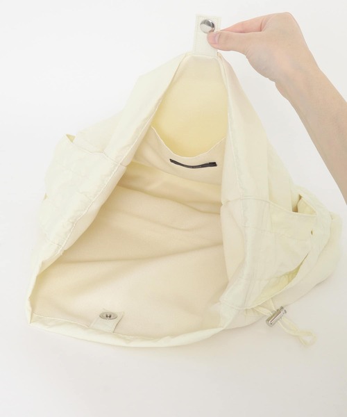 URBAN RESEARCH Sonny Label（アーバンリサーチサニーレーベル）の「ナイロン2WAYショルダーバッグ（ショルダーバッグ・レディース・ブラック/アイボリー・ONE）」の15枚目の写真