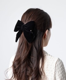 ALEXANDRE DE PARIS / S CLIP スワロフスキーパール ヘアクリップ 7cm