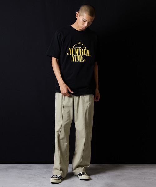 ナンバーナイン　03　カート期　アンブレラ　Tシャツ　4　ブラック　傘　ハート ナンバーナイン 03 カート期 アンブレラ Tシャツ 4 ブラック 傘 ハート