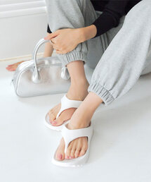 KOBE LETTUCE | 軽量フリップフロップ厚底ビーチサンダル(サンダル)