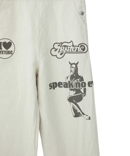 HYSTERIC GLAMOUR グレー サロペット HYSTERIC GLAMOUR（サロペット/オーバーオール）のフリマ
