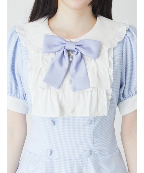 【セール】ドーリーギンガムコンビネゾン（ワンピース）｜Ank Rouge（アンクルージュ）