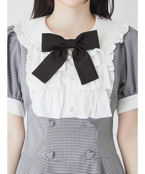 【セール】ドーリーギンガムコンビネゾン（ワンピース）｜Ank Rouge（アンクルージュ）