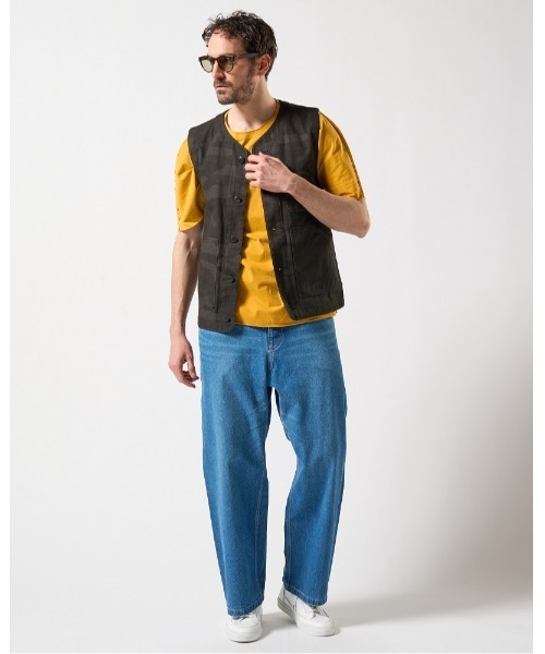 wjk（ダヴルジェイケイ）の「【LEON×B'2nd×wjk】urban work vest（ベスト・メンズ・ブラック系その他/ホワイト・SMALL/MEDIUM/LARGE/X-LARGE）」の12枚目の写真