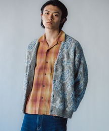 Johnbull | オンブレーチェックオープンカラーシャツ(シャツ/ブラウス)