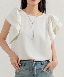 DAY CLOSET | レディース Wボリュームフリルスリーブブラウス(シャツ/ブラウス)
