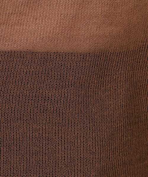 OPAQUE.CLIP(オペークドットクリップ)の「◆セーラーカラーシアーニット【洗濯機洗い可】(ニット/セーター・レディース・ホワイト/ライトグレー/ダークブラウン・38/40/42)」の10枚目の写真