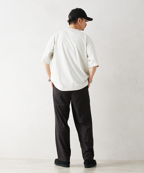 JOURNAL STANDARD relume（ジャーナルスタンダード　レリューム）の「Allen A / アレンエー S/S PK HENLY NECK（Tシャツ/カットソー・メンズ・ライトグレー/チャコールグレー/ホワイト・MEDIUM/LARGE/SMALL）」の13枚目の写真