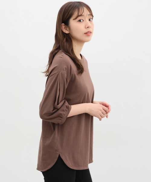 セール】7分袖チュニック（Tシャツ/カットソー）｜Honeys