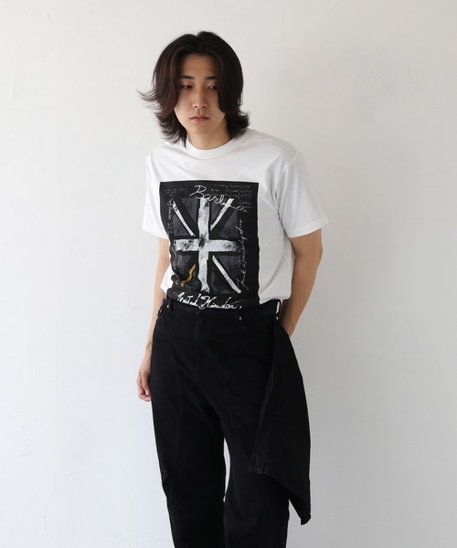 セール】【UNIT CHEST】unique unisex T-shirt グランジUK T