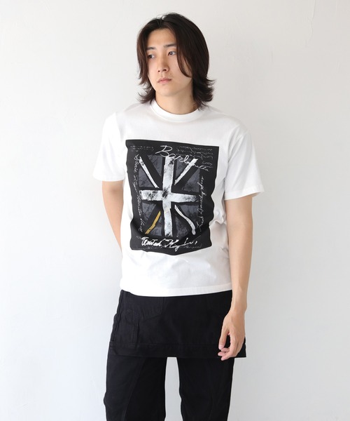 ★DXOH★Unisex Life Nagrang T-shirt Cha/Wh Melange★正規品 MUSINSA | D.XO.H Unisex Life Nagrang T-shirt Charcoal/White