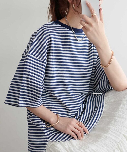 セール】【24色展開】ワッフル半袖Tシャツ《WEB限定》（Tシャツ
