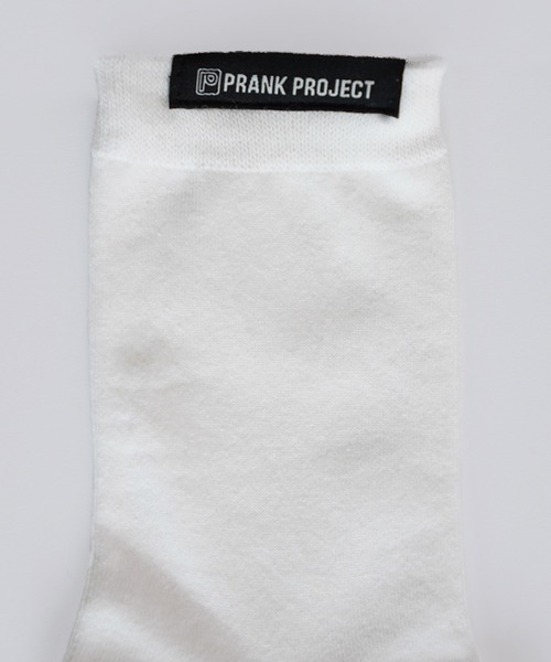 PRANK PROJECT（プランクプロジェクト）の「【Pre-Order】ロゴソックス / Logo Socks（ソックス/靴下・レディース・ホワイト/レッド・FREE）」の3枚目の写真