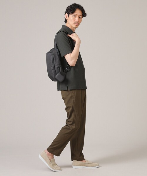TAKEO KIKUCHI（タケオキクチ）の「◆【軽量】シャドーライン ボディバック（ボディバッグ/ウエストポーチ・メンズ・チャコールグレー/ブラック/ネイビー・00）」の11枚目の写真