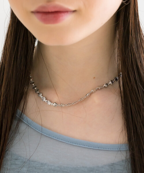 OLIVE des OLIVE（オリーブデオリーブ）の「フラワーネックレス　1041110190（ネックレス・レディース・ゴールド/シルバー・FREE）」の15枚目の写真