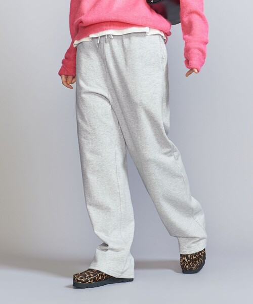 BEAUTY&YOUTH UNITED ARROWS（ビューティーアンドユースユナイテッドアローズ）の「コットン裏毛 スウェットパンツ（スウェットパンツ・レディース・グレー/ブラック・M/S）」の3枚目の写真