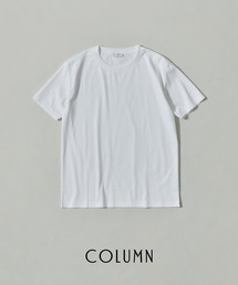 COLUMN（コラム）の「COLUMN   ベーシッククルーネックカットソー（Tシャツ/カットソー）」