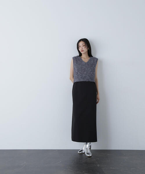 NATURAL BEAUTY BASIC - ナチュラルビューティーベーシック テープヤーンニットベスト＆キャミワンピ 楽天市場】テープヤーンニットベスト&キャミワンピ NATURAL