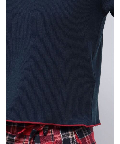 jouetie（ジュエティ）の「チャイナポロトップス（ポロシャツ・レディース・ボルドー/ブラック/ネイビー/アイボリー・MEDIUM）」の22枚目の写真