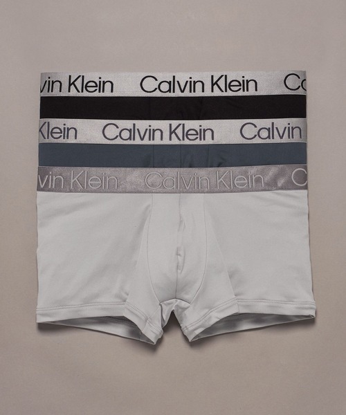 Calvin Klein(カルバン・クライン)の「クロマティック ボクサーパンツ 3枚パック(ボクサーパンツ・メンズ・ブラック/マルチ/その他/その他1/ブルー系その他/ブルー系その他2/ブラックミックス/ブルー/ミックスグレー・S/M/XL/L)」の3枚目の写真