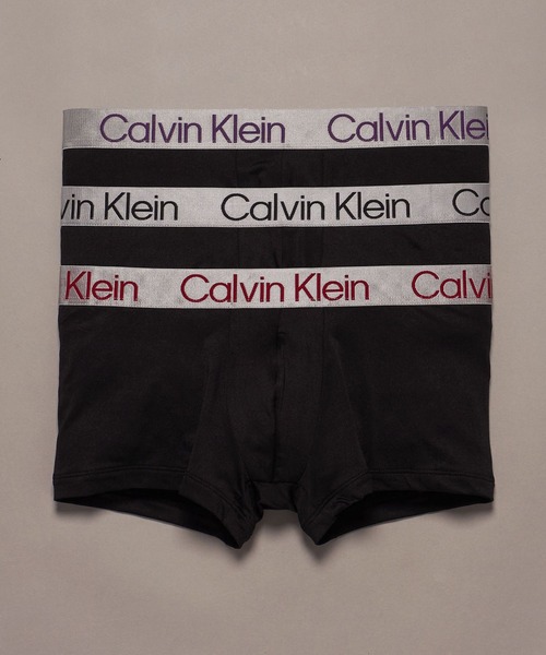 Calvin Klein(カルバン・クライン)の「クロマティック ボクサーパンツ 3枚パック(ボクサーパンツ・メンズ・ブラック/マルチ/その他/その他1/ブルー系その他/ブルー系その他2/ブラックミックス/ブルー/ミックスグレー・S/M/XL/L)」の2枚目の写真
