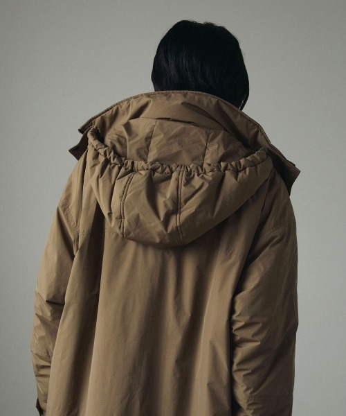ànuke アンヌーク フーデットコート ダウン ànuke - Hooded Coat / フーデッドコート (ベージュ) | Sir