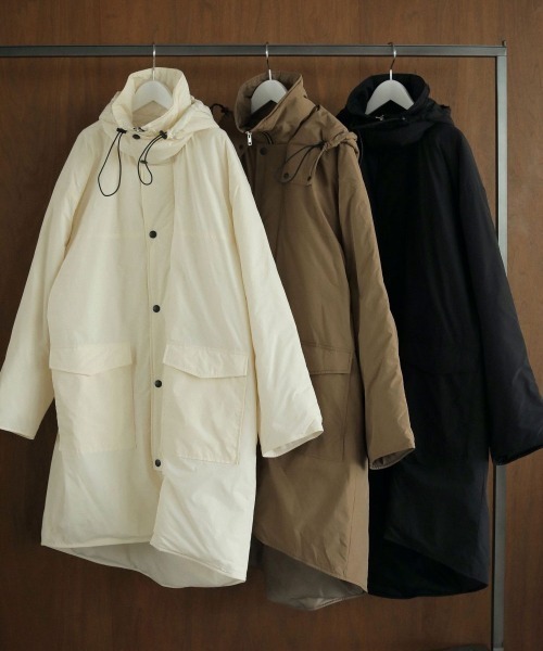 アンヌーク anuke フード　コート Hooded Coat ànuke - Hooded Coat / フーデッドコート (ベージュ) | Sir