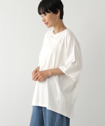 LEPSIM | サイドリブ5分袖T　129984(Tシャツ/カットソー)