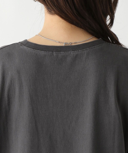 LEPSIM（レプシィム）の「サイドリブ5分袖T　129984（Tシャツ/カットソー・レディース・ライトブルー/オフホワイト/チャコールグレー・FREE）」の13枚目の写真