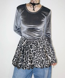 musubore | balloon pepulum long-sleeve tops / バルーンペプラムトップス(シャツ/ブラウス)