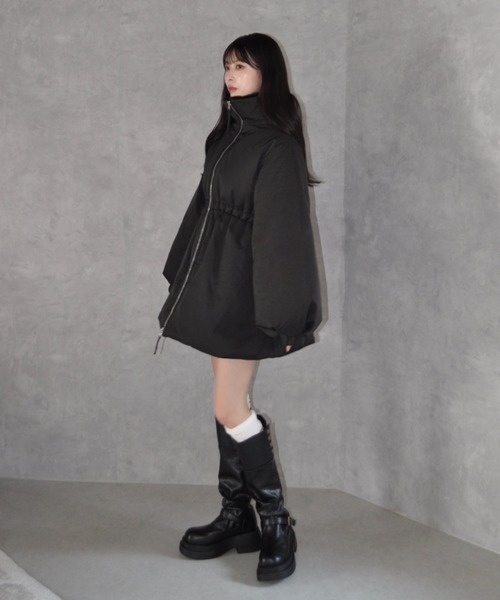 mellowneon 3wayドロスト中綿ダウンコート 3wayドロスト中綿ダウンコート / スタンドカラー（ダウンジャケット