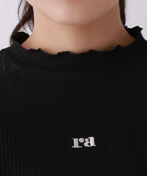 repipi armario（レピピ アルマリオ）の「【吸湿発熱】テレコプチハイメロウトップス（Tシャツ/カットソー・キッズ・ホワイト/ピンク/ホワイト系その他/ブラック系その他/ブラック・SMALL/LARGE/MEDIUM）」の18枚目の写真