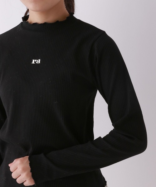 repipi armario（レピピ アルマリオ）の「【吸湿発熱】テレコプチハイメロウトップス（Tシャツ/カットソー・キッズ・ホワイト/ピンク/ホワイト系その他/ブラック系その他/ブラック・SMALL/LARGE/MEDIUM）」の19枚目の写真