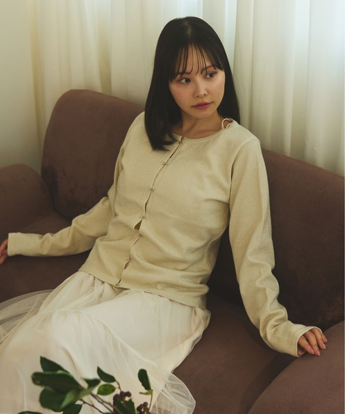 fupel(フぺル)の「glitter rib knit ensemble /ラメリブニットアンサンブル(アンサンブル・レディース・ピンク/アイボリー/グレー・FREE)」の22枚目の写真