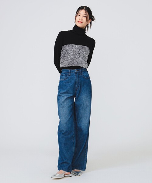 B:MING by BEAMS(ビーミングバイビームス)の「スパンコール ビスチェ(ベスト・レディース・ブラック/シルバー・ONE SIZE)」の5枚目の写真