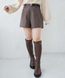 MAJESTIC LEGON | ベルト付きショートパンツ(その他パンツ)
