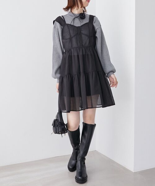 MAJESTIC LEGON（マジェスティックレゴン）の「ベルト付きショートパンツ（その他パンツ・レディース・ベージュ/ブラック/サンドベージュ/ブラウン系その他2/グレー系その他・MEDIUM）」の15枚目の写真