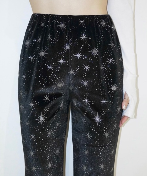 セール】velours leggings PT / ベロアフレアパンツ（その他