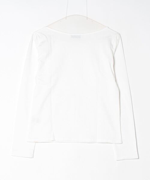 ムラサキスポーツ（ムラサキスポーツ）の「RIKKA FEMME/リッカファム ロンT ボートネック RF24FW30（Tシャツ/カットソー・レディース・ブラック/ホワイト・M/L/S/M）」の14枚目の写真