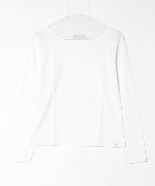 ムラサキスポーツ（ムラサキスポーツ）の「RIKKA FEMME/リッカファム ロンT ボートネック RF24FW30（Tシャツ/カットソー・レディース・ブラック/ホワイト・M/L/S/M）」の13枚目の写真