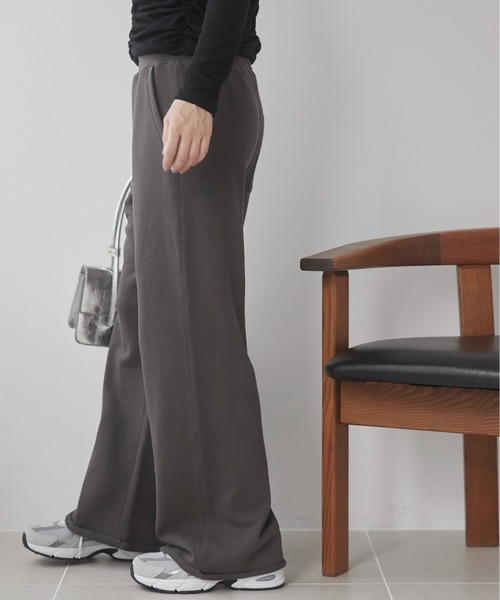 セットアップ対応】ワイドスウェットパンツ（スウェットパンツ