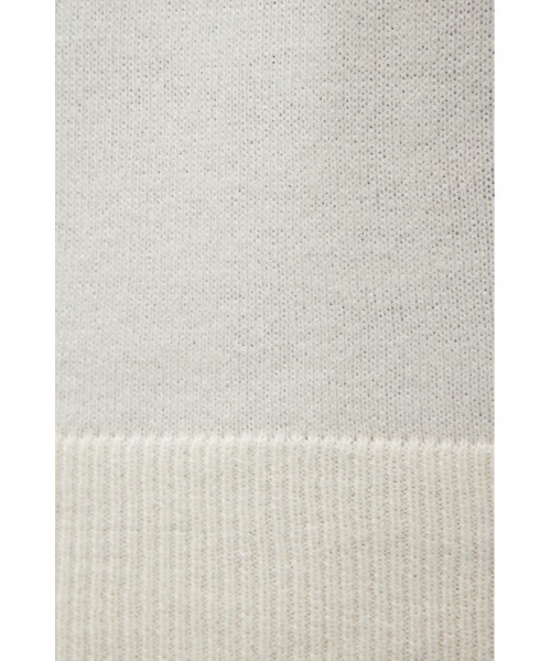 AZUL by moussy（アズールバイマウジー）の「ヌーディー2WAYVネックニットトップス（Tシャツ/カットソー・レディース・ライム/ブラック/オフホワイト/グレー・SMALL/MEDIUM）」の12枚目の写真