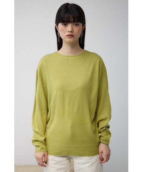 セール】ヌーディー2WAYVネックニットトップス（Tシャツ/カットソー