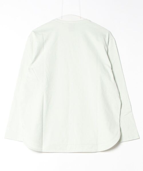 NEW BALANCE(ニューバランス)の「【別注】ニューバランス New Balance THE CITY シューパッチロングスリーブTシャツ 限定コラボ(Tシャツ/カットソー・レディース・ライトグリーン/ホワイト/サックスブルー・S/M/L/XL)」の4枚目の写真