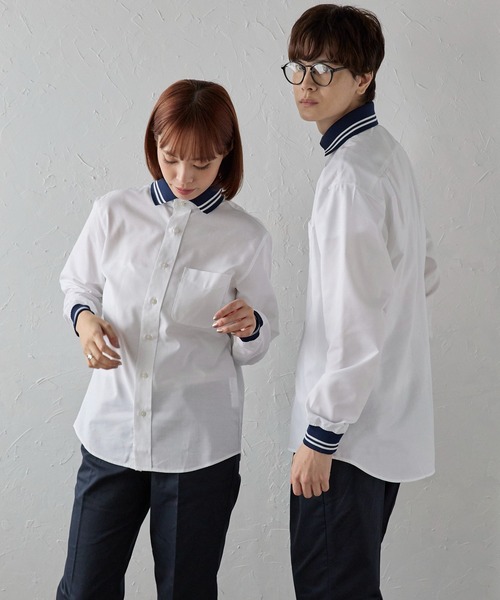 CLASS 堀切　renoma paris 「GAO サファリシャツ」 ヨーク切り替え前立てデザインシャツ/日本製(ブラウス・シャツ