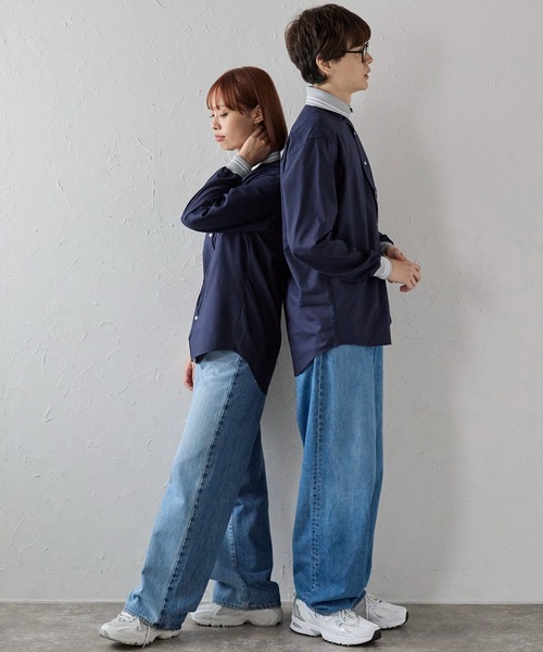 ブラウス シャツ ユニセックスリブシャツ レディース メンズ セール】ユニセックスリブシャツ（シャツ/ブラウス）｜etre pret