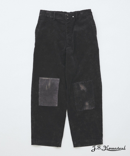 JOURNAL STANDARD J.S HOMESTEAD(ジャーナルスタンダードホームステッド)の「J.S.Homestead / 10s CHINCH BACK CORDUROY(その他パンツ・メンズ・ブラック・MEDIUM/LARGE)」の1枚目の写真