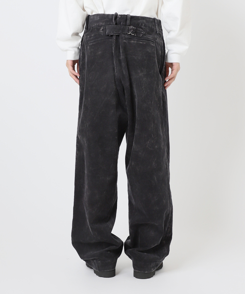 JOURNAL STANDARD J.S HOMESTEAD(ジャーナルスタンダードホームステッド)の「J.S.Homestead / 10s CHINCH BACK CORDUROY(その他パンツ・メンズ・ブラック・MEDIUM/LARGE)」の4枚目の写真